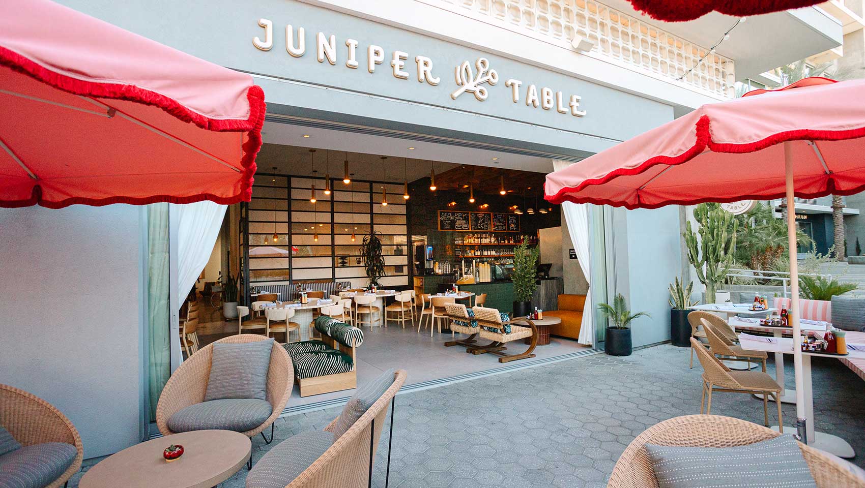 Juniper Table restaurant patio outdoor space