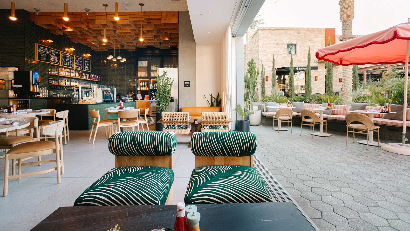 Juniper Table restaurant indoor outdoor patio space