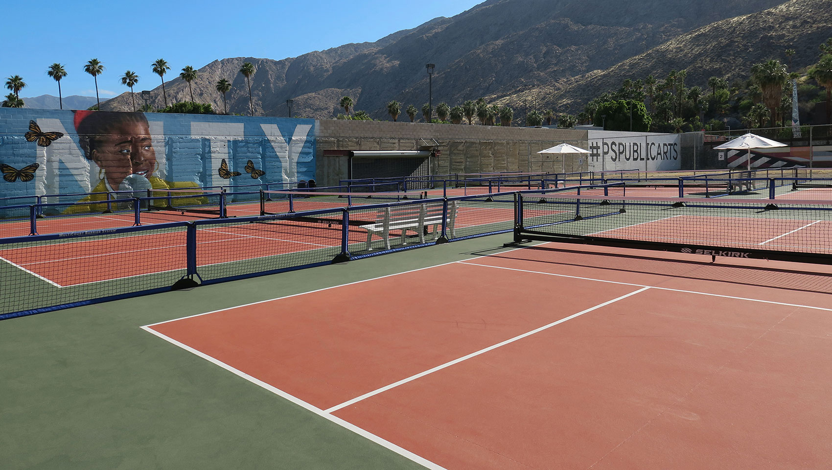 hotel pickleball court