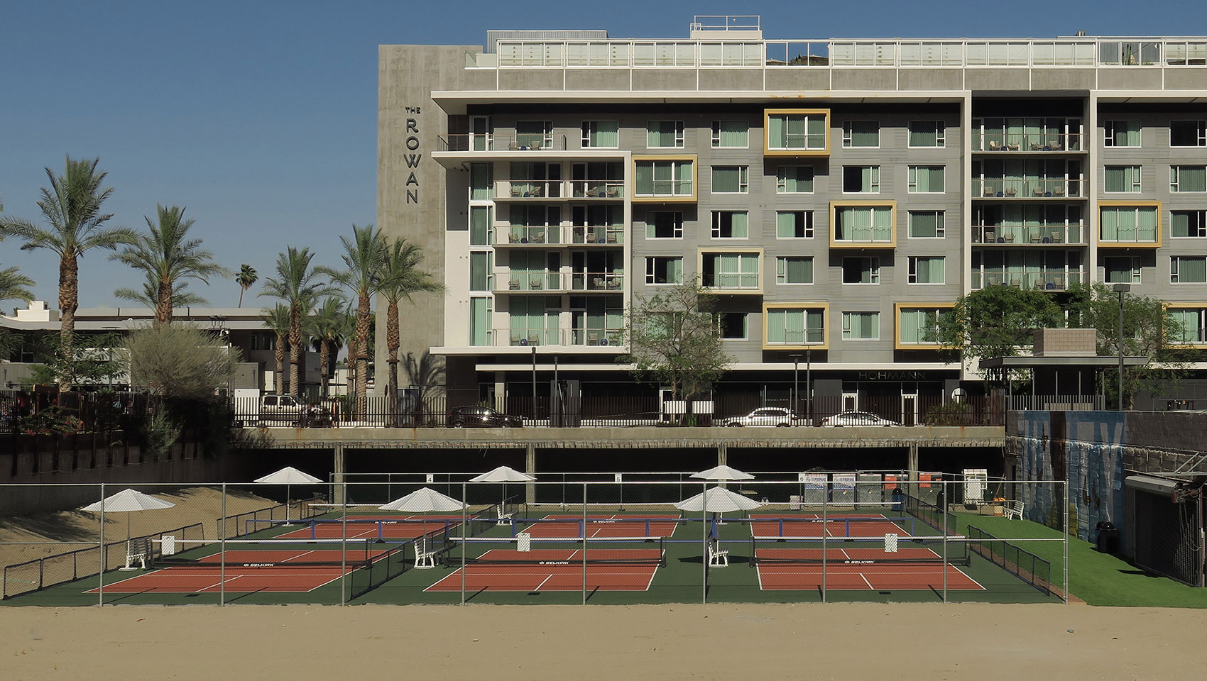 hotel pickleball court