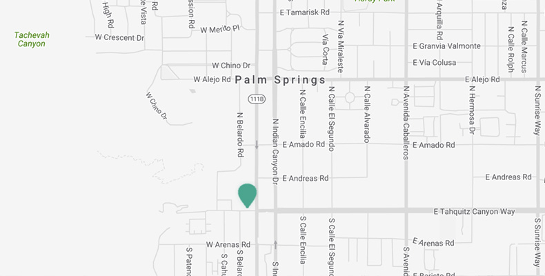 Google Map of Kimpton Rowan Palm Springs Hotel