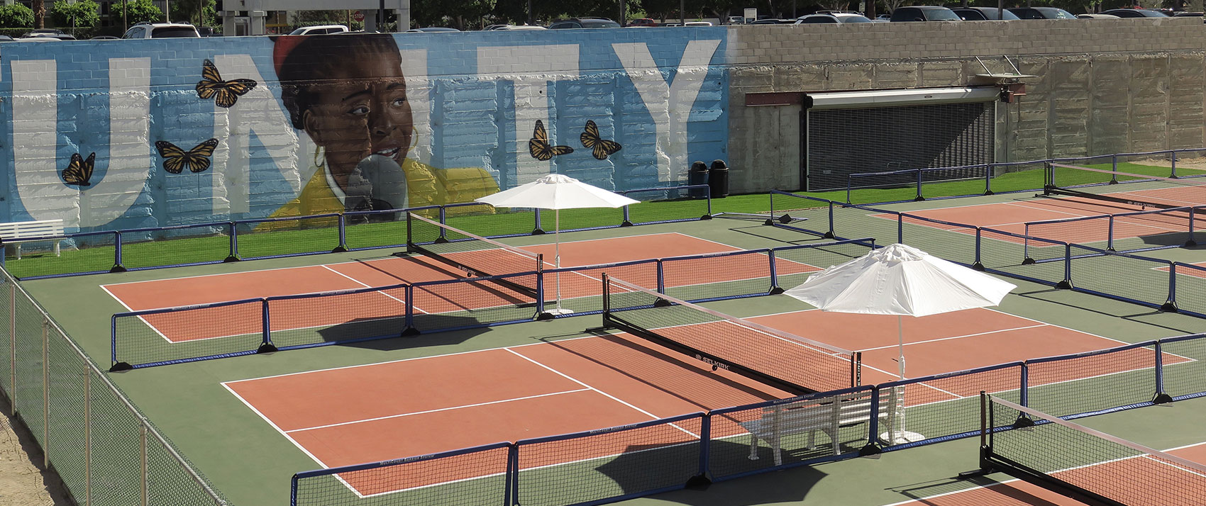 hotel pickleball court